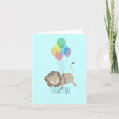 Leeuw met ballonnen bedankt (Voorkant)