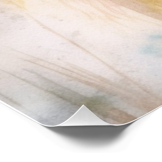 Leeuw met Cub Glossy Poster Wall Art (Hoek)