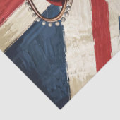 Leeuw met een kroon Britse vlag Decoupage Tissuepapier (Detail)