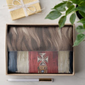 Leeuw met een kroon Britse vlag Decoupage Tissuepapier (Geschenk)