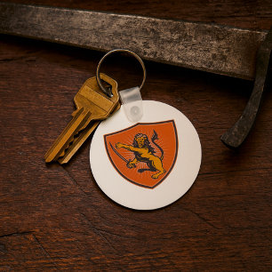 Leeuw Met Een Zwaard Sleutelhanger