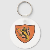 Leeuw Met Een Zwaard Sleutelhanger (Voorkant)