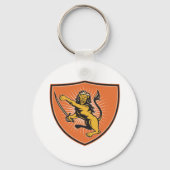 Leeuw Met Een Zwaard Sleutelhanger (Achterkant)