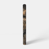 Leeuw met groene ogen samsung galaxy hoesje (Linkerkant)