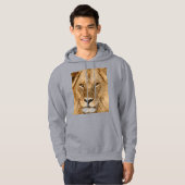 Leeuw Met Grote Manen Hoodie (Voorkant volledig)