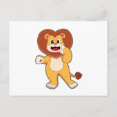 Leeuw met Hart Briefkaart (Voorkant)