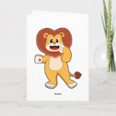 Leeuw met Hart Kaart (Achterkant)