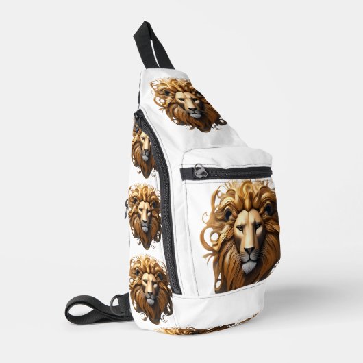 Leeuw met het gouden haar, sling bag (Linkerhoek)