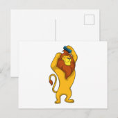 Leeuw met Kam Briefkaart (Voorkant / Achterkant)