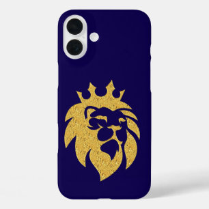 Leeuw Met Kroon - Goud Stijl 1 iPhone 16 Plus Hoesje