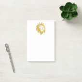 Leeuw Met Kroon - Goud Stijl 1 Post-it® Notes (Kantoor)