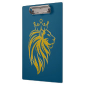 Leeuw Met Kroon - Goud Stijl 2 Klembord (Links)