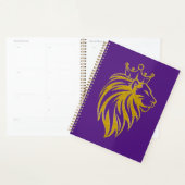 Leeuw Met Kroon - Goud Stijl 2 Planner (Display)