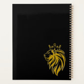Leeuw Met Kroon - Goud Stijl 2 Planner (Achterkant)