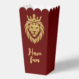 Leeuw Met Kroon - Goud Stijl 3 Bedankdoosjes