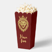 Leeuw Met Kroon - Goud Stijl 3 Bedankdoosjes (Popped)