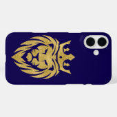 Leeuw Met Kroon - Goud Stijl 3 Case-Mate iPhone Case (Achterkant (horizontaal))