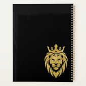 Leeuw Met Kroon - Goud Stijl 3 Planner (Achterkant)