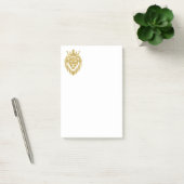 Leeuw Met Kroon - Goud Stijl 3 Post-it® Notes (Kantoor)