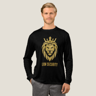 Leeuw Met Kroon - Goud Stijl 3 Tri-Blend Shirt