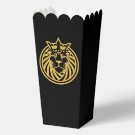 Leeuw Met Kroon - Goud Stijl 4 Bedankdoosjes