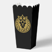 Leeuw Met Kroon - Goud Stijl 4 Bedankdoosjes (Voorkant)