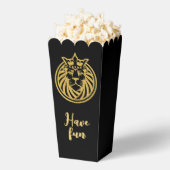 Leeuw Met Kroon - Goud Stijl 4 Bedankdoosjes (Popped)