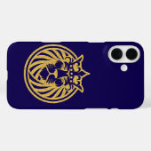 Leeuw Met Kroon - Goud Stijl 4 Case-Mate iPhone Case (Achterkant (horizontaal))