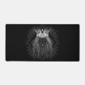 Leeuw met kroonmonogram bureaumat (Voorkant)