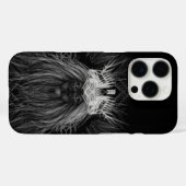 Leeuw met kroonmonogram Case-Mate iPhone case (Achterkant (horizontaal))