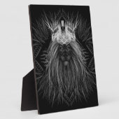 Leeuw met kroonmonogram fotoplaat (Zijkant)