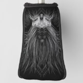 Leeuw met kroonmonogram golfheadcover (Draai 90)