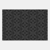 Leeuw met kroonmonogram inpakpapier vel (Voorkant 3)