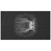 Leeuw met kroonmonogram tafelkleed (Voorkant (Horizontaal))