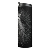 Leeuw met kroonmonogram thermosbeker (Geroteerd rechts)