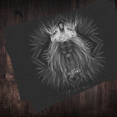 Leeuw met kroonmonogram tissuepapier