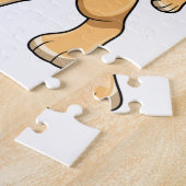 Leeuw met Microfoon Legpuzzel (Zijkant)