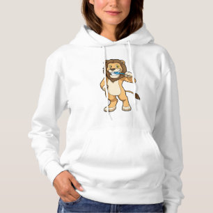 Leeuw met tandenborstel hoodie