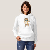 Leeuw met tandenborstel hoodie (Voorkant volledig)