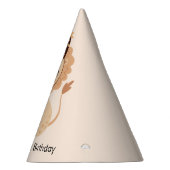 Leeuw met verjaardagscadeau feesthoedjes (Rechts)