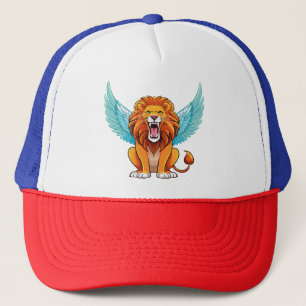 Leeuw met vleugels trucker pet