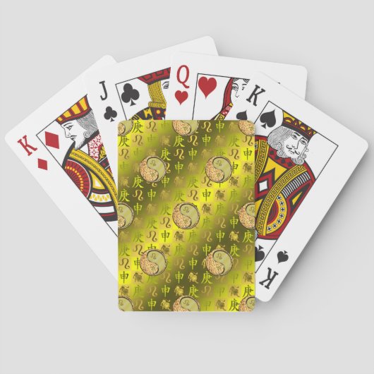 Leeuw & Metaal Aap Pokerkaarten (Achterkant)
