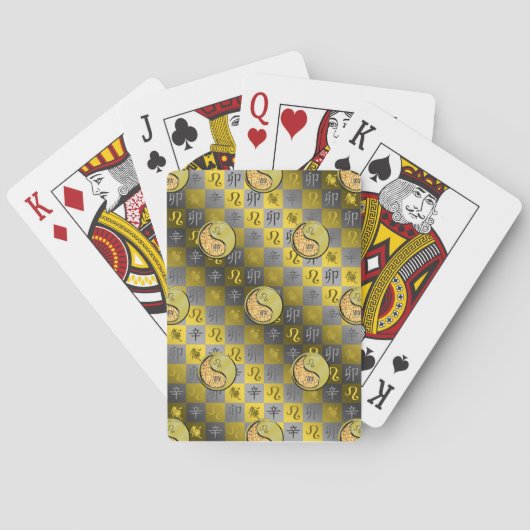 Leeuw & Metaal Konijn Pokerkaarten (Achterkant)