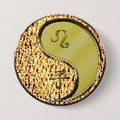 Leeuw & Metaal Rat Ronde Button 7,6 Cm (Voorkant)