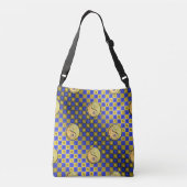 Leeuw & Metal Ox Crossbody Tas (Achterkant)