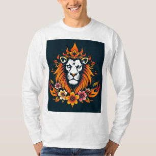 Leeuw moderne kunst t-shirt