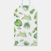 Leeuw Oerwoud Dieren Groen Neutraal Baby shower Cadeaulabel (Achterkant)