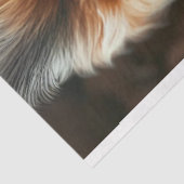 Leeuw Oerwoud Zwart Vrouw Decoupage Tissuepapier (Detail)