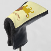 Leeuw ontwerp golfheadcover (3/4 voorkant)