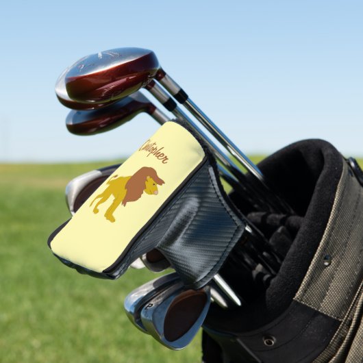 Leeuw ontwerp golfheadcover (Insitu)